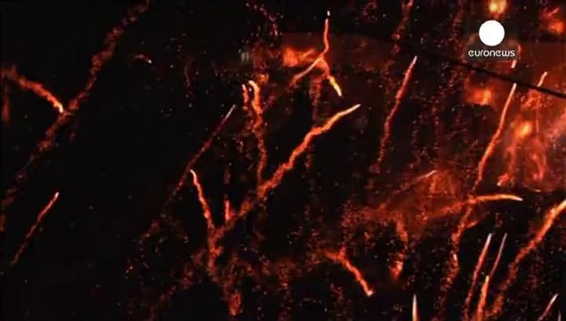 Grecia, la battaglia dei razzi sull'isola di Chios