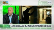 Le recyclage du mobilier professionnel: Arnaud Humbert-Droz et Gilles Berhault, dans Green Business – 20/04 2/4