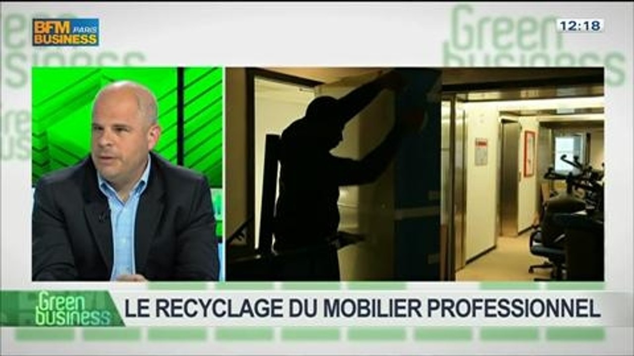 Le recyclage du mobilier professionnel: Arnaud Humbert-Droz et Gilles Berhault, dans Green Business – 20/04 2/4