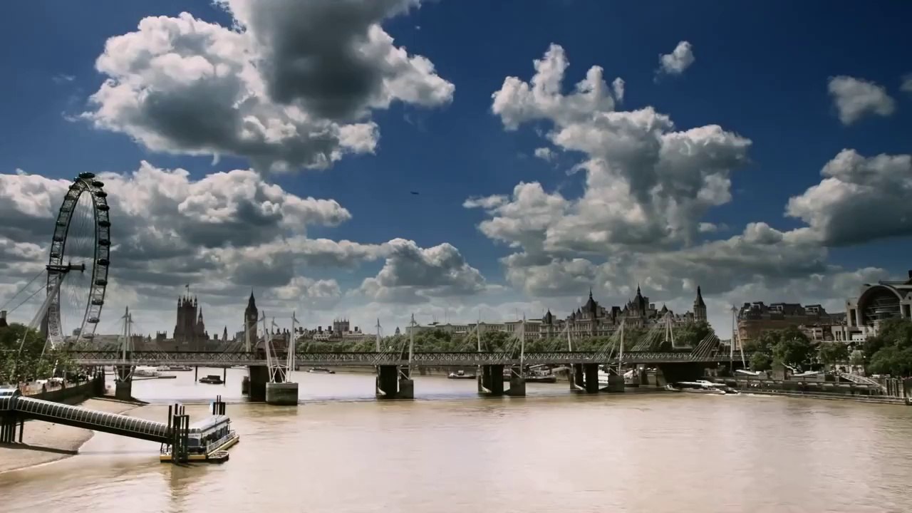 Time lapse tekniği ile Londra