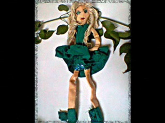 Sea green Doll
