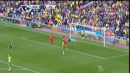 EPL: Norwich City 1-3 Liverpool (Raheem Sterling - 62')