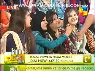 Fahad Mustafa and his audience talking very boldy about ankho se larko ko cherna