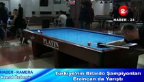 Türkiye nin Bilardo Şampiyonları Erzincan da Yarıştı