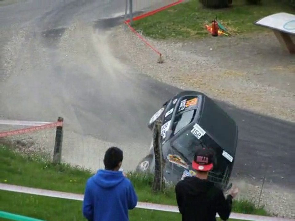 Rallye De Lyon-Charbonnière - 18 Avril 2014 - Sortie De Route