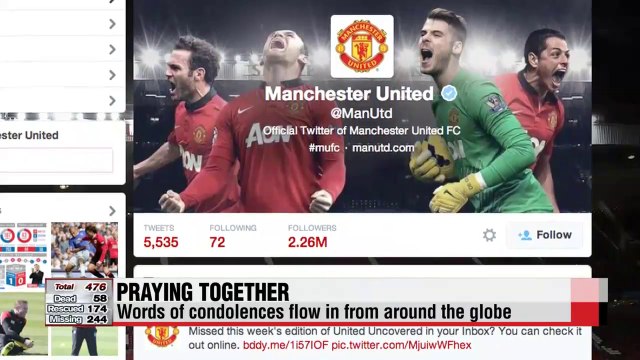 Pope Francis tweets Join me in praying for ferry victims and their families