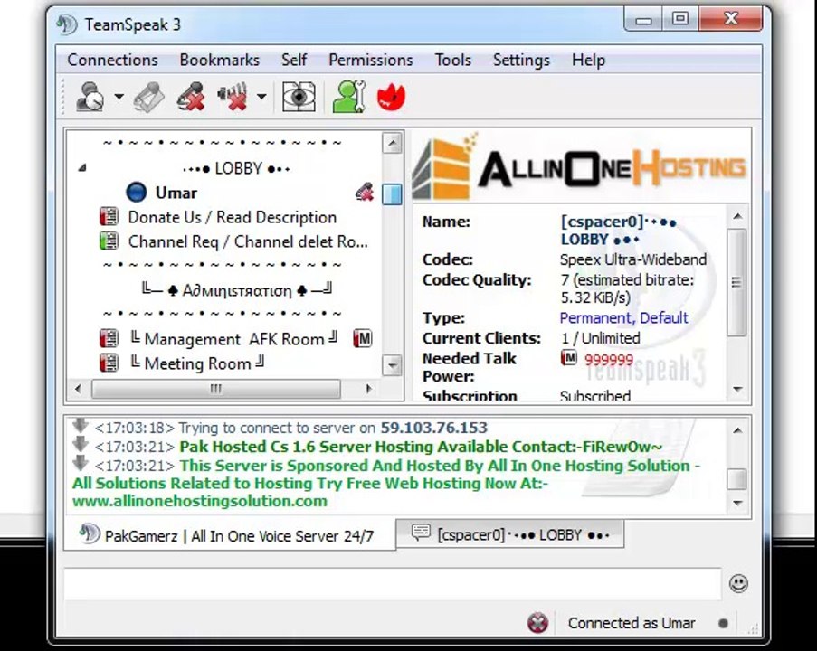 How to Use Teamspeak 3 In Urdu