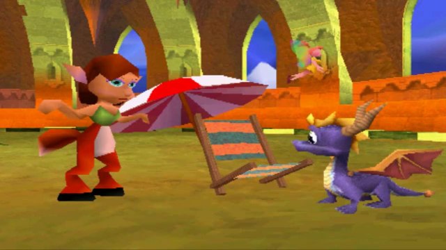 Spyro 2 : Gateway To Glimmer - Plaines Automnales : Belvédère de Gulp