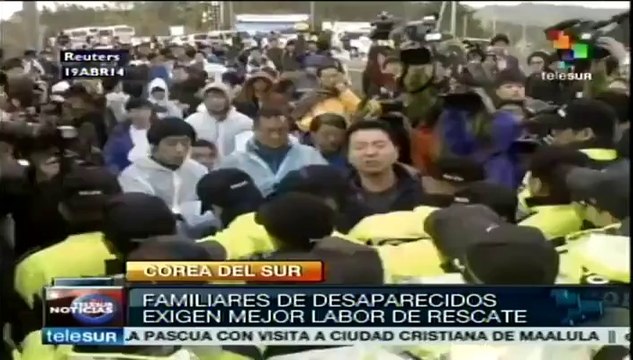 Son ya 58 los muertos por naufragio del ferry surcoreano Sewol