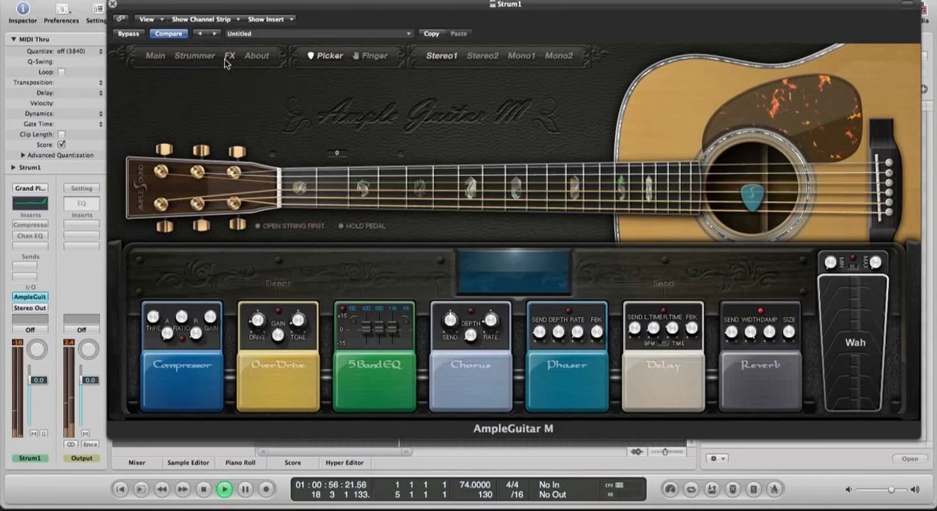 Ample guitar enstürüman tanıtımı