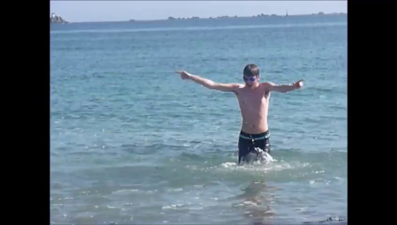 GTCSS, Aqua Titan ou Tartaqua nage dans la baie du Ster à Pen march la brasse et le crawl à 2,4 et 3,5 km/h dans une eau à 16 degrès!!