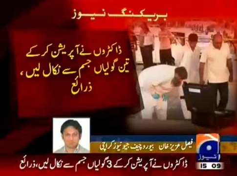 Hamid Mir recieved six bullets not three