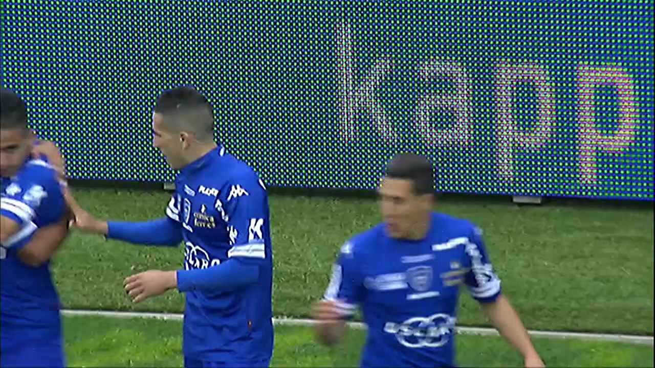 But Florian RASPENTINO (32ème) - SC Bastia - AC Ajaccio - (2-1) - 20/04/14 - (SCB-ACA)