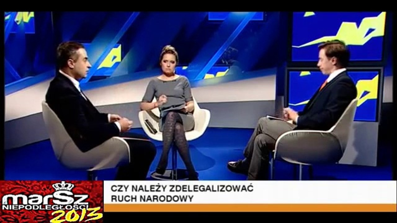 Krzysztof Bosak vs Krzysztof Gawkowski - Marsz Niepodległości (12.11.2013)