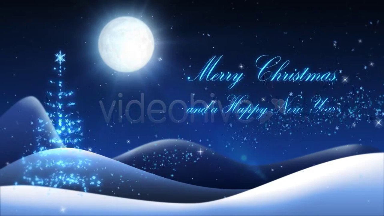 Snowy Christmas Greetings - After Effects Template