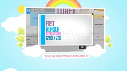 Partly Cloudy Promo - After Effects Template