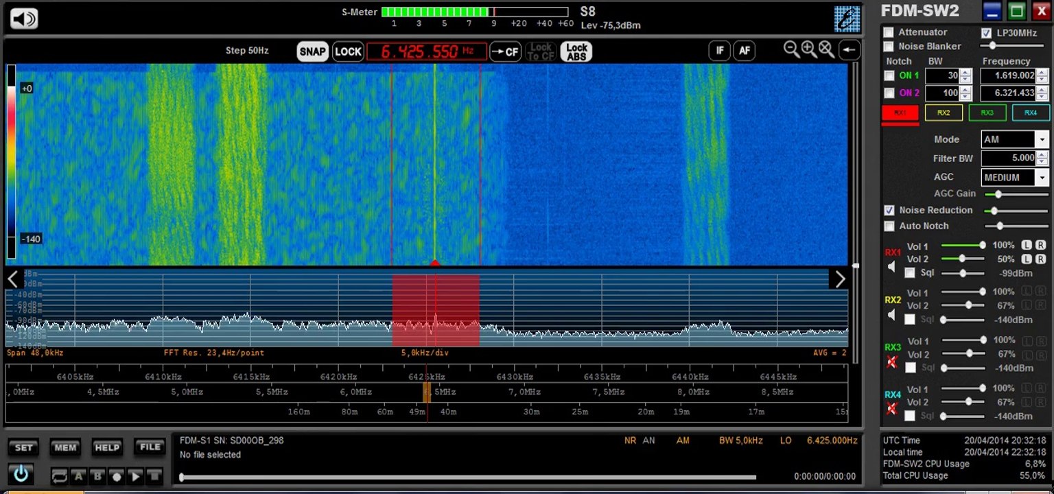 6425 kHz Radio Lowland 04-20-2014