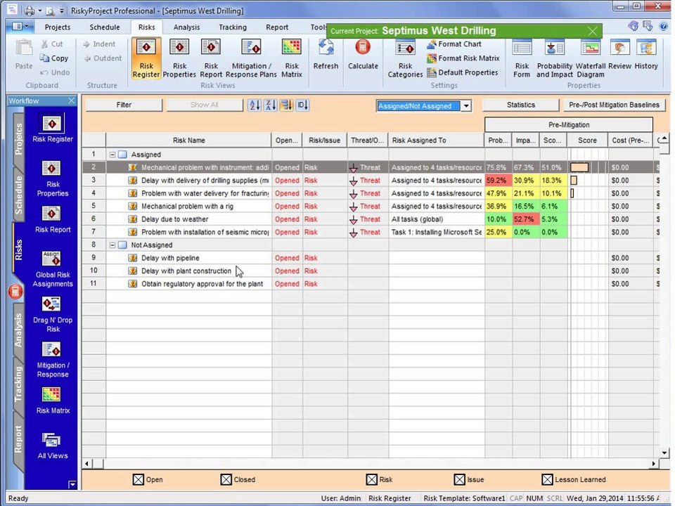 Introduction to RiskyProject Enterprise - Enterprise risk management and risk analysis software