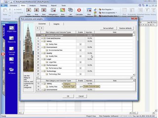 Configuring your Risk Register: Risk Categories