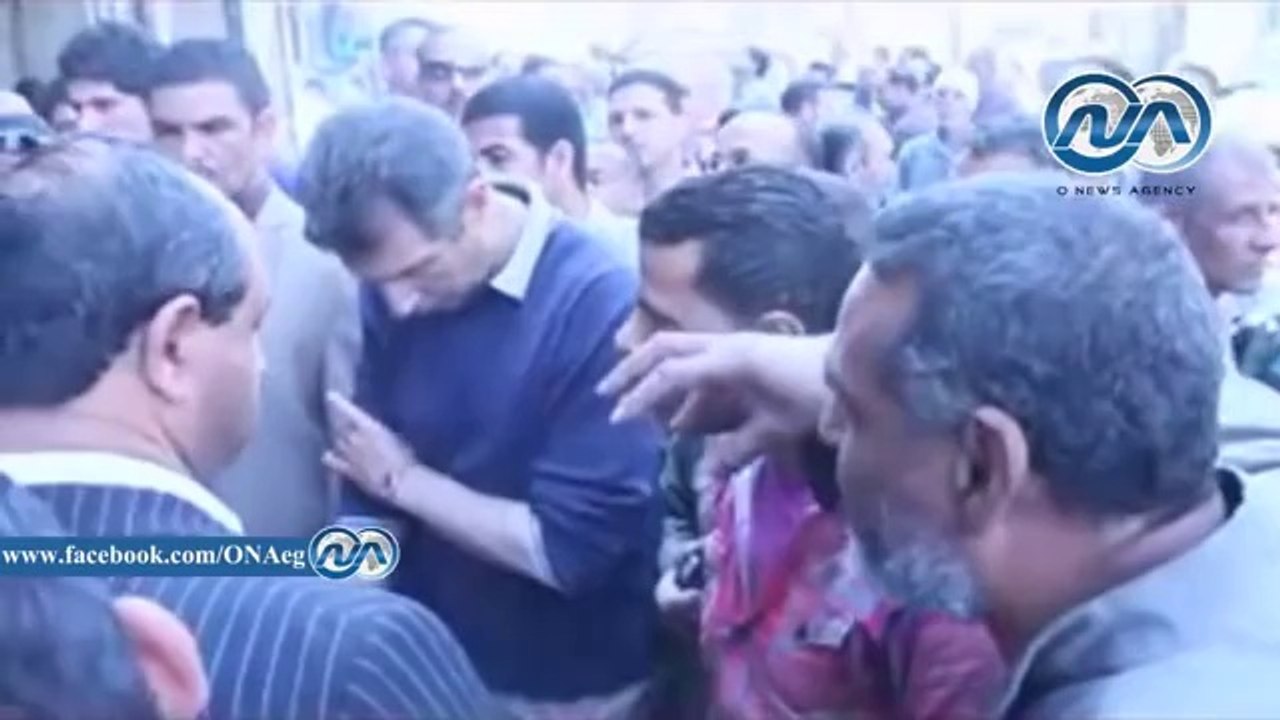 محافظ الفيوم يتفقد موقع انفجار اسطوانة غاز بحي جنوب
