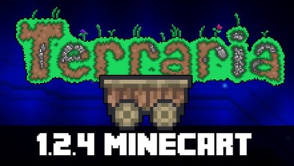 Terraria 1.2.4 - Minecarts! (ROLLERCOASTERS) UPDATE NEWS - ChippyGaming