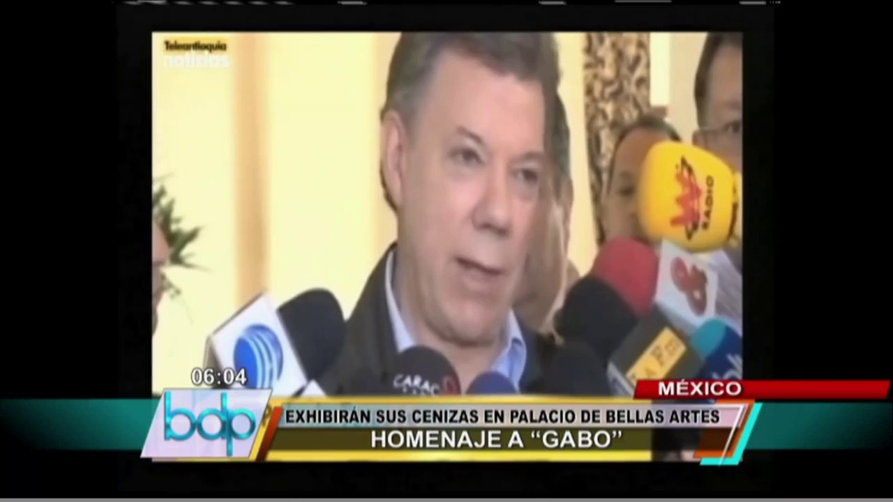 México: Cenizas de García Márquez serán expuestas en Palacio de Bellas Artes