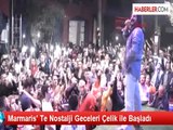 Marmarisliler Ünlü Şarkıcı Çelik'le Nostalji Yaptı