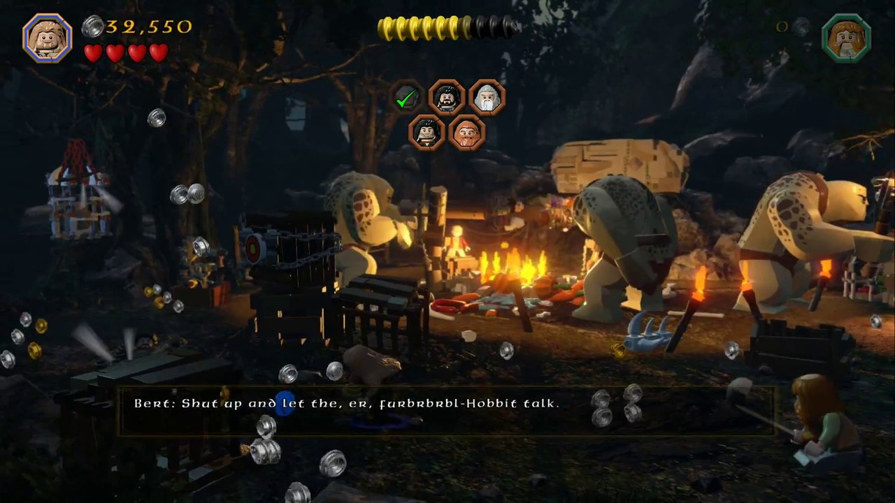 LEGO The Hobbit (PS4) Walkthrough Part 4 - Roast Mutton[1080P]