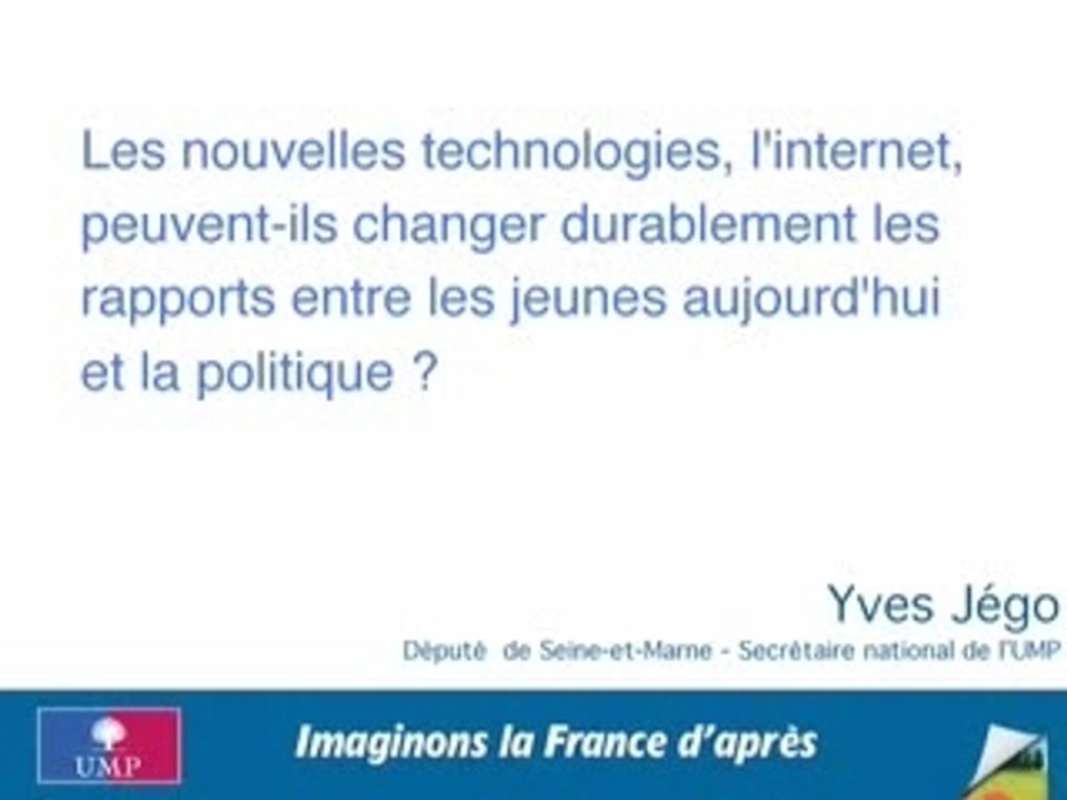 Message de Yves Jégo à Autrans