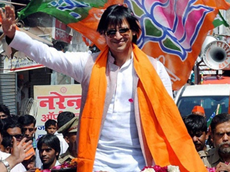 Vivek Oberoi Campaigns For BJP and Narendra Modi