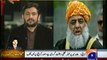 Maulana Fazal-ur-Rehman Mistakenly says Hamid Mir Ek Baybaak Sahafi Thay in a Live Program