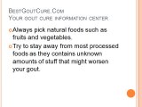gout - trying out gout recipes that will get rid of your gout