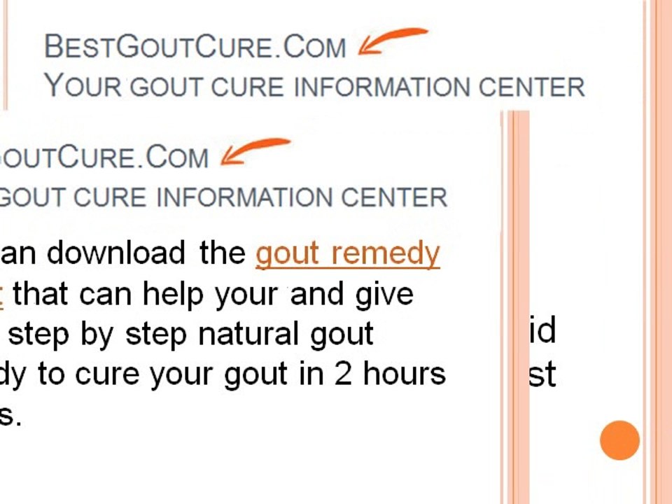 Gout crystals – 3 secret natural gout home remedy