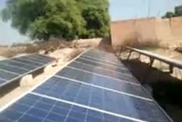 5" dia Solar Pumping System Installed in Rahim Yar Khan