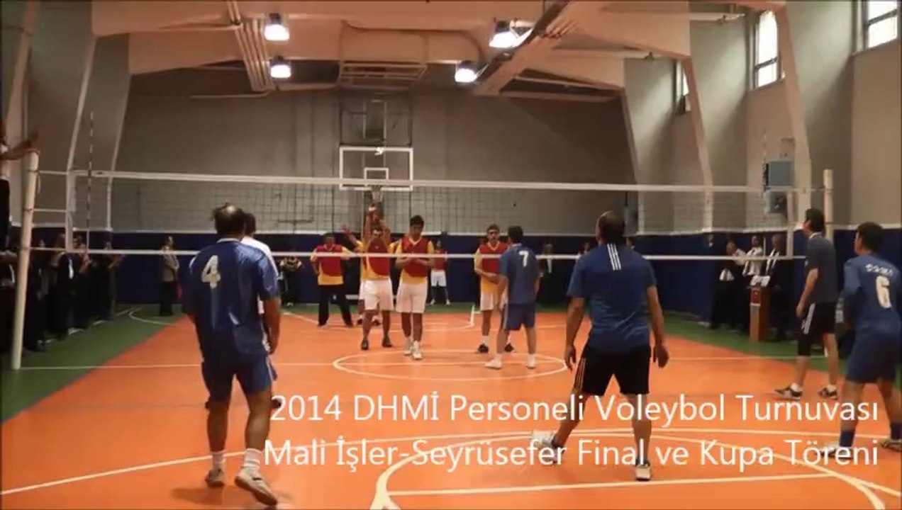 2014 DHMİ Personeli Voleybol Turnuvası Final Maçı ve Kupa Töreni