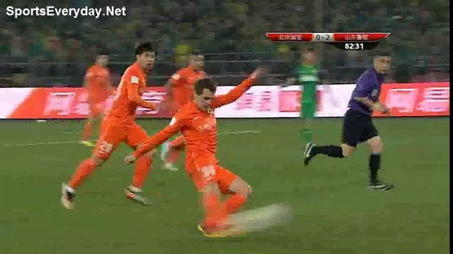 CSL- Beijing Guoan 0-3 Shandong Luneng 20 April 2014 Highlights