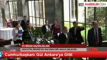 Cumhurbaşkanı Gül Ankara'ya Gitti