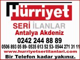 Hürriyet Antalya Lara seri ilanlar