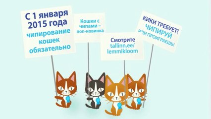 Kasside kiibistamise muutub Tallinnas kohustuslikuks 2015. aastast RUS