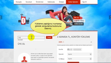 Mobilyukle.com.tr Nasıl Kontör Yüklenir?