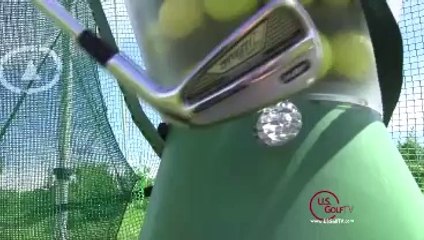 backyard driving range golf mats net and auto golf ball dispenser
