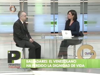 Historiador Balladares: El venezolano ha perdido sistemáticamente la dignidad de vida