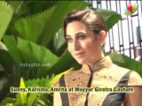 Sunny Leone, Karisma Kapoor, Amrita Rao at Mayyur Girotra Couture Store Launch