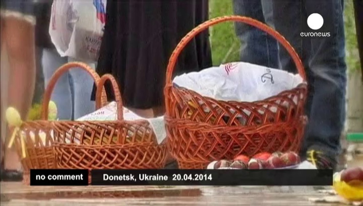 Catholic and Orthodox believers celebrate Easter in Ukraine