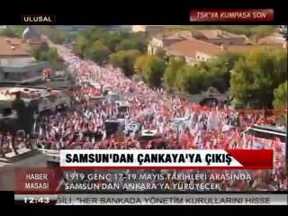 SAMSUN'DAN ÇANKAYA'YA ÇIKIŞ