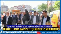 Başkan Murat Aydın Beştelsizde Fesleğen Dağıttı