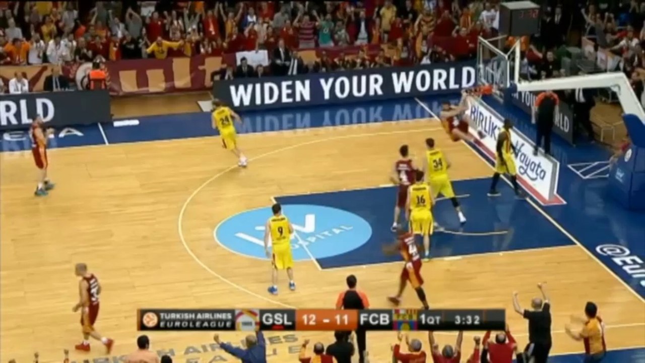 Gala-Dunk bei Barca-Gala