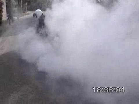 Moto: yamaha R1 burn de fou