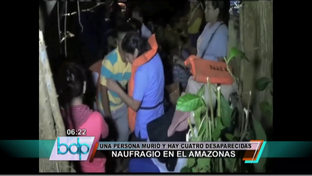 Al menos un muerto y cuatro desaparecidos tras naufragio de bote en Loreto (2/2)