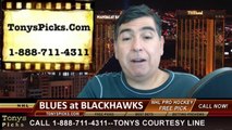 NHL Playoff Odds Game 3 Chicago Blackhawks vs. St Louis Blues Pick Prediction Preview 4-21-2014